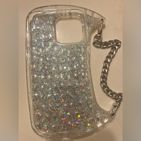 iPhone 14 ProMax all diamond covered clutch purse design phone case NWT - Picture 4 of 5